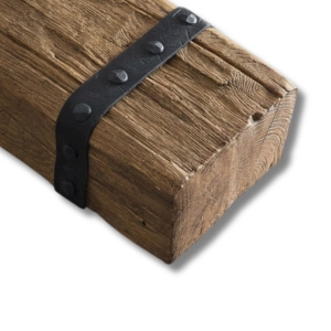 Opaska OZDOBNA do Belki Rustykalnej Czarna