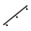 Poręcz Schodowa Ścienna KWADRATOWA Stal Barierka Schody  Czarna 150cm - 280cm