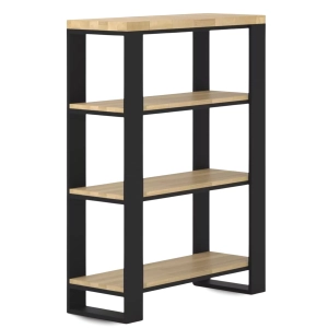 Regał Dębowy 90 × 35 × 200 cm