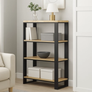 Regał Dębowy 90 × 35 × 200 cm