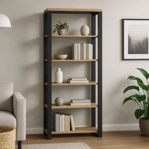 Regał Dębowy 90 × 35 × 200 cm