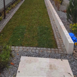 ELEMENT BETONOWY TARAS OBRZEŻE OGRODOWE RABATOWE Palisada leżąca