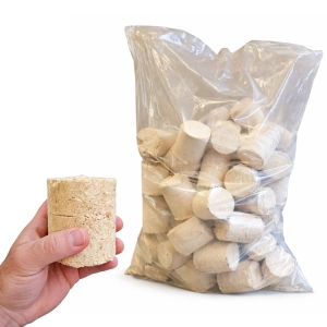 Brykiet Drzewny na Opał do Kominka Pieca Grilla