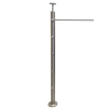 Słupek Prawy Ø 42,4 x 1060 mm 5 Uchwytów Osiowych Ø 12 mm AISI 304 Balustrada Poręcz