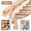 PORĘCZ BUKOWA NA SCHODY OMEGA 5,5x4,5 POCHWYT DO BALUSTRADY 100 CM
