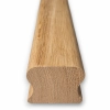 PORĘCZ DĘBOWA NA SCHODY OMEGA 5,5x4,5 POCHWYT DO BALUSTRADY 140 CM