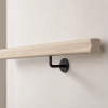 PORĘCZ JESIONOWA NA SCHODY OMEGA 5,5x4,5 POCHWYT DO BALUSTRADY 140 CM
