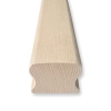 PORĘCZ JESIONOWA NA SCHODY OMEGA 5,5x4,5 POCHWYT DO BALUSTRADY 140 CM