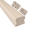 PORĘCZ JESIONOWA NA SCHODY OMEGA 5,5x4,5 POCHWYT DO BALUSTRADY 120 CM