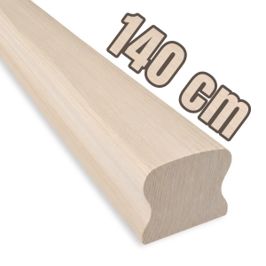 PORĘCZ JESIONOWA NA SCHODY OMEGA 5,5x4,5 POCHWYT DO BALUSTRADY 140 CM