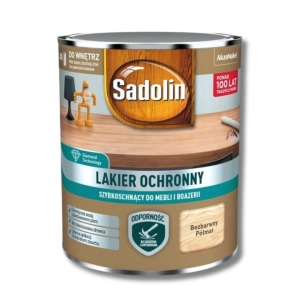 Sadolin Lakier Ochronny 0,7L Bezbarwny Półmat do Mebli Balustrad Boazerii
