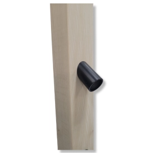 Słupek Drewniany Jesionowy FI 25MM Rurki Pod Kątem