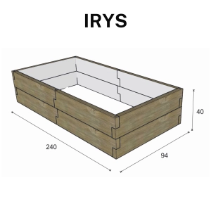 Kwietnik Warzywnik Betonowy - Irys do Ogrodu