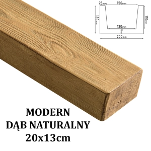 Belka Modern 20x13 cm DĄB NATURALNY