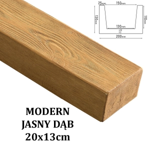 Belka Modern 20x13 cm JASNY DĄB