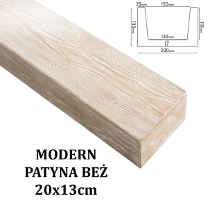 Belka Modern  20x13 cm Patyna Beż