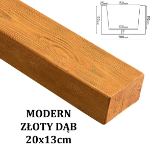 Belka Modern 20x13 cm ZŁOTY DĄB