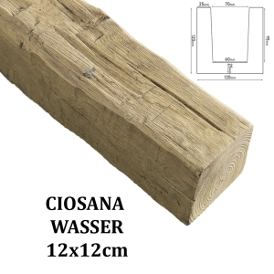 Belka Rustykalna Ciosana 12x12 cm WASSER