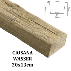 Belka Rustykalna Ciosana 20x13 cm WASSER