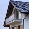 Balustrada Barierka Szklana ze Stali Nierdzewnej Przekrój Okrągły - Kompletna Balustrada Szklana do Samodzielnego Montażu na Wymiar