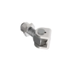 Zawias regulowany do spawu , M20 , AISI 304 , nierdzewny