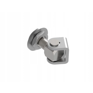 Zawias regulowany do spawu , M16, AISI 304 , nierdzewny