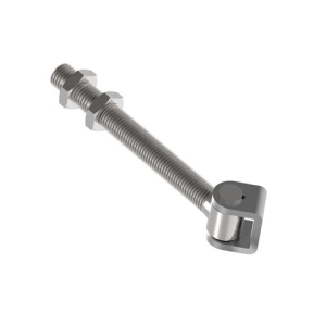 Zawias regulowany długi, M 20, 185 mm stal ocynkowana