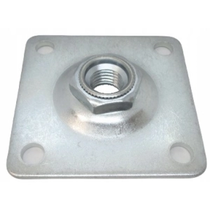 Płytka montażowa 100 x 100mm , M20 , stal ocynkowana