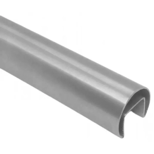 Poręcz Ø 42,4 x 1,5 mm nakładana na szkło , 1250mm , szlifowana , nierdzewna