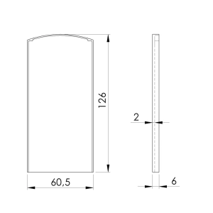 Zaślepka profilu balustrady szklanej do montażu podłogowego U , aluminium S-E .