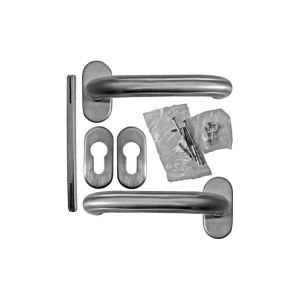 Klamka z szyldem - para, 130mm