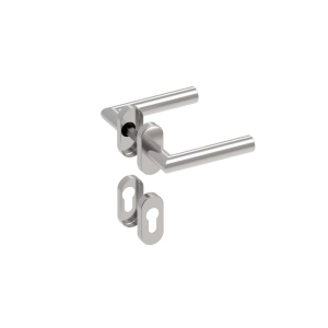 Klamka z szyldem - para, 135mm