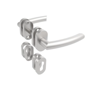 Klamka z szyldem - para