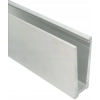 Profil U balustrady szklanej , aluminiowy 1250mm , montaż górny