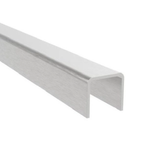 Aluminiowa listwa , profil 26 x 28 / 2500 mm do szkła 8-20,76 mm , bez uszczelnienia