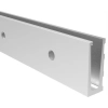 Profil U balustrady szklanej , aluminiowy 1250mm , montaż boczny