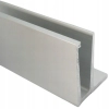 Profil L balustrady szklanej , aluminiowy 2500mm , montaż górny
