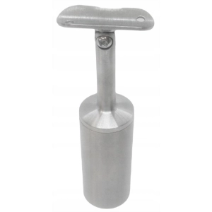 Okucie górne do drewna Ø 42,4 mm , poręcz Ø 42,4 mm , AISI 304 , szlifowane , nierdzewne