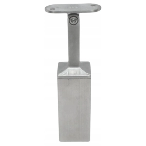 Okucie do drewna 40 x 40 mm , górne , AISI 304 , szlifowane , nierdzewne