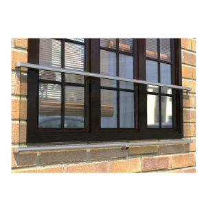 Pochwyt Ø 42,4 x 1,5 mm nakładany na szkło , 2500mm , szlifowany , nierdzewny