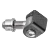 Zawias regulowany  do spawu, M16 , stal ocynkowana